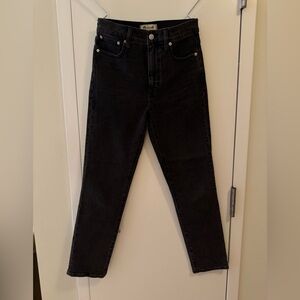 Madewell black jeans size 25